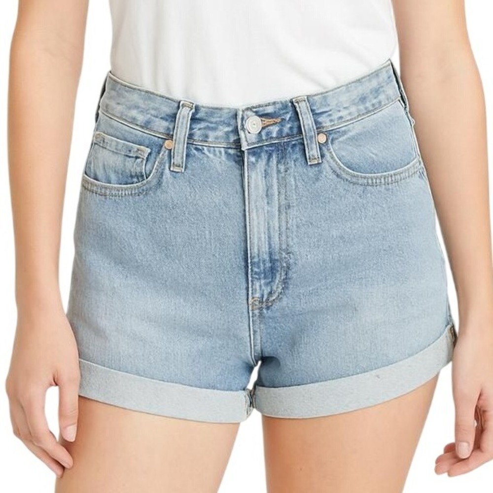 BDG‎ Urban Outfitters Mom High Rise Blue Denim 90s Jean Shorts Womens Size 25